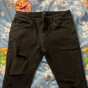 Zara Black Skinny Jeans with Durable Denim